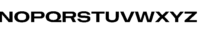NaNMetrifyAXWide Bld Font UPPERCASE