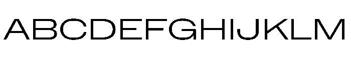 NaNMetrifyAXWide Light Font UPPERCASE
