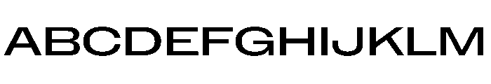 NaNMetrifyAXWide Med Font UPPERCASE