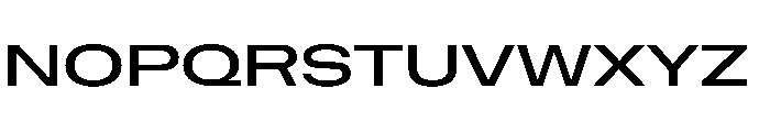 NaNMetrifyAXWide Med Font UPPERCASE