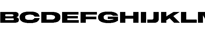 NaNMetrifyBGigawide ExBld Font UPPERCASE