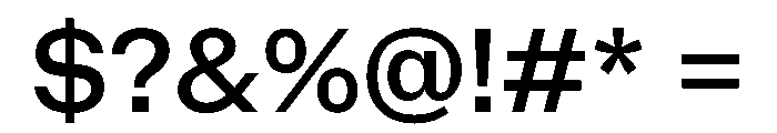 NaNMetrifyBStd Med Font OTHER CHARS