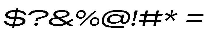 NaNMetrifyCGigawide Italic Font OTHER CHARS