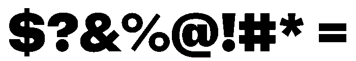 NaNMetrifyCStd Blck Font OTHER CHARS