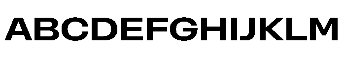 NaNMetrifyCWide Bld Font UPPERCASE