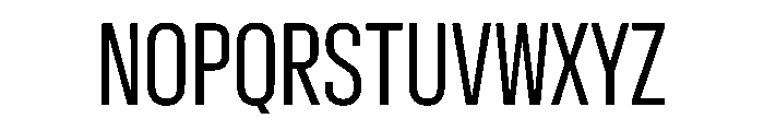 NaNMetrifyCXCnd Light Font UPPERCASE