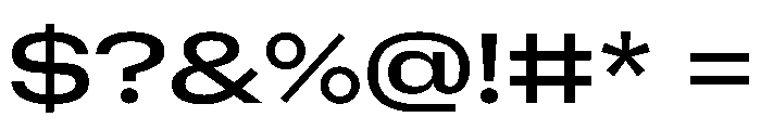 NaNMetrifyCXWide Med Font OTHER CHARS