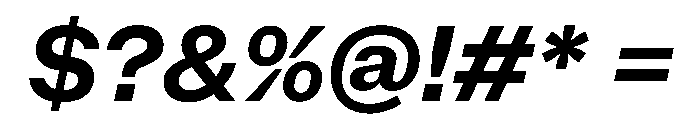 NaNMetrifyCyrAStd BldIt Font OTHER CHARS