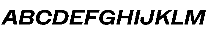 NaNMetrifyCyrAStd BldIt Font UPPERCASE