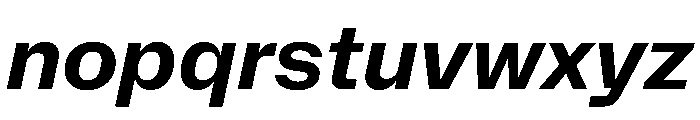 NaNMetrifyCyrAStd BldIt Font LOWERCASE