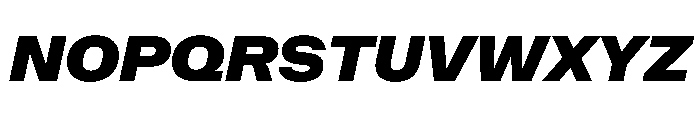 NaNMetrifyGrkAStd BlckIt Font UPPERCASE