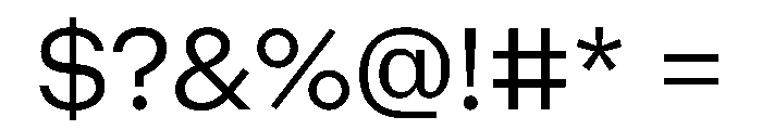NaNMetrifyThaiCStd Light Font OTHER CHARS
