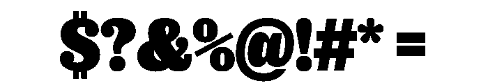 NaNRageBeauCnd Blk Font OTHER CHARS