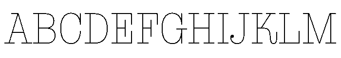 NaNRageBeauCnd Thin Font UPPERCASE
