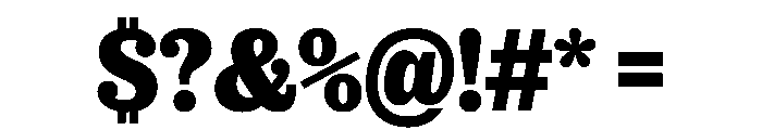 NaNRageBeauCnd XBd Font OTHER CHARS