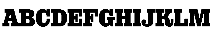 NaNRageBeauCnd XBd Font UPPERCASE