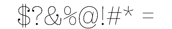 NaNRageBeauNr Thin Font OTHER CHARS