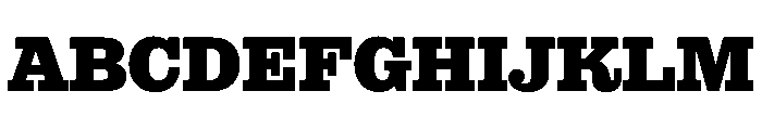 NaNRageBeauNr XBd Font UPPERCASE