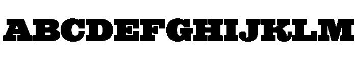NaNRageBeauStd Blk Font UPPERCASE