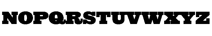 NaNRageBeauStd Blk Font UPPERCASE