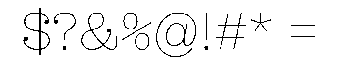 NaNRageBeauStd Thin Font OTHER CHARS