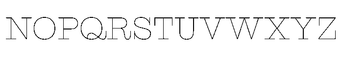 NaNRageBeauStd Thin Font UPPERCASE