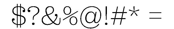 NaNRageBeauStd XLt Font OTHER CHARS