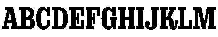 NaNRageBeauXCnd Bd Font UPPERCASE