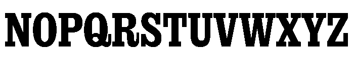 NaNRageBeauXCnd Bd Font UPPERCASE