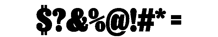 NaNRageBeauXCnd Blk Font OTHER CHARS