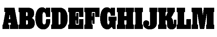 NaNRageBeauXCnd Blk Font UPPERCASE