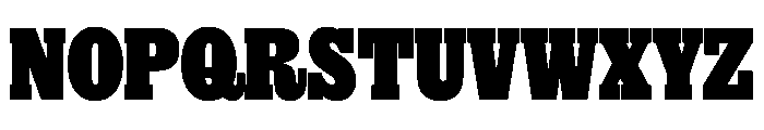 NaNRageBeauXCnd Blk Font UPPERCASE