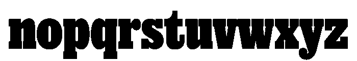 NaNRageBeauXCnd Blk Font LOWERCASE