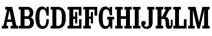NaNRageBeauXCnd SemiBd Font UPPERCASE