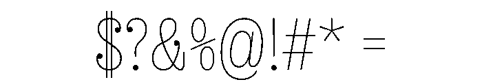 NaNRageBeauXCnd Thin Font OTHER CHARS