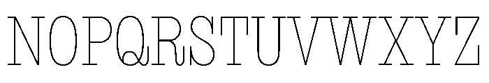 NaNRageBeauXCnd Thin Font UPPERCASE