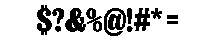 NaNRageBeauXCnd XBd Font OTHER CHARS