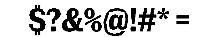NaNRagePolyCnd Bd Font OTHER CHARS