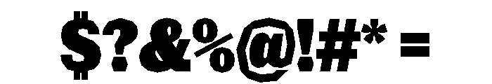 NaNRagePolyCnd Blk Font OTHER CHARS