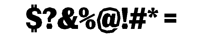 NaNRagePolyCnd ExtraBd Font OTHER CHARS