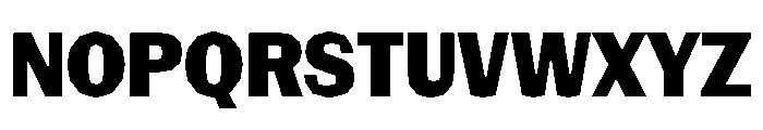 NaNRagePolyCnd ExtraBd Font UPPERCASE