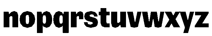 NaNRagePolyCnd ExtraBd Font LOWERCASE