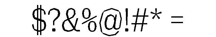 NaNRagePolyCnd Lt Font OTHER CHARS