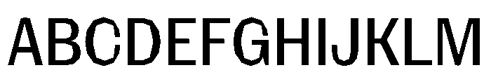 NaNRagePolyCnd Med Font UPPERCASE