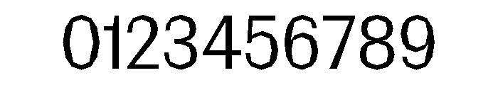NaNRagePolyCnd Reg Font OTHER CHARS