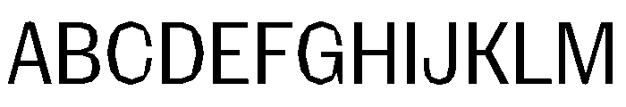 NaNRagePolyCnd Reg Font UPPERCASE