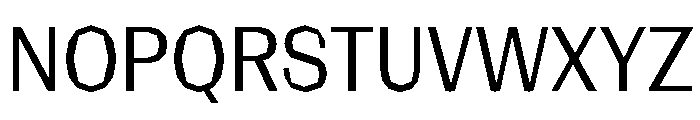 NaNRagePolyCnd Reg Font UPPERCASE