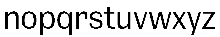 NaNRagePolyCnd Reg Font LOWERCASE