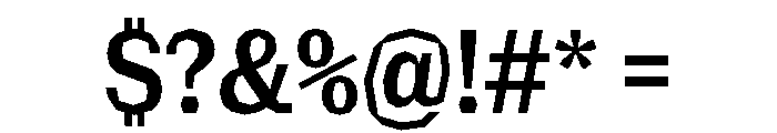 NaNRagePolyCnd SemiBd Font OTHER CHARS