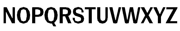 NaNRagePolyCnd SemiBd Font UPPERCASE